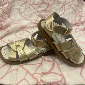 Salt Water Original Toddler Sandal (Gold)